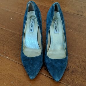 Steve Madden Blue Heels sz 7